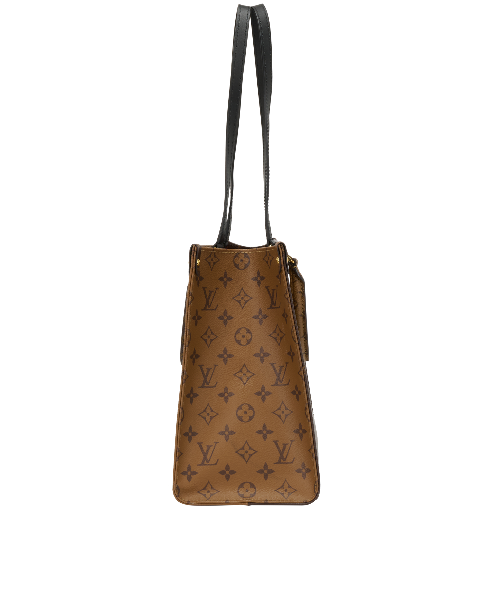 OnTheGo MM, &pound;1,500, Handbags, Brown, Canvas, Bottom view